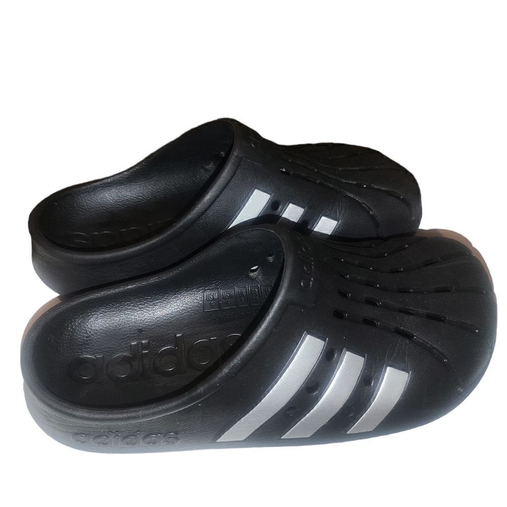 Adidas Kids USM5/USW6 Adilette Clog - Picture 3 of 5